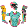 All-Star MVP Pro Short Fuse Intermediate Gold/Silver Catcher's Set CKCC-5-GO/SV