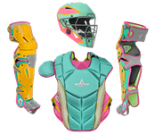 All-Star MVP Pro Short Fuse Intermediate Gold/Silver Catcher's Set CKCC-5-GO/SV