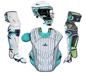 All-Star MVP Pro Short Fuse "New York" Adult White/Mint/Navy Catcher's Set CKCC-5-SF-WHPS/MT/NA
