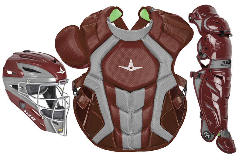 Buy AllStar S7 Axis Pro Adult Maroon Catcher's