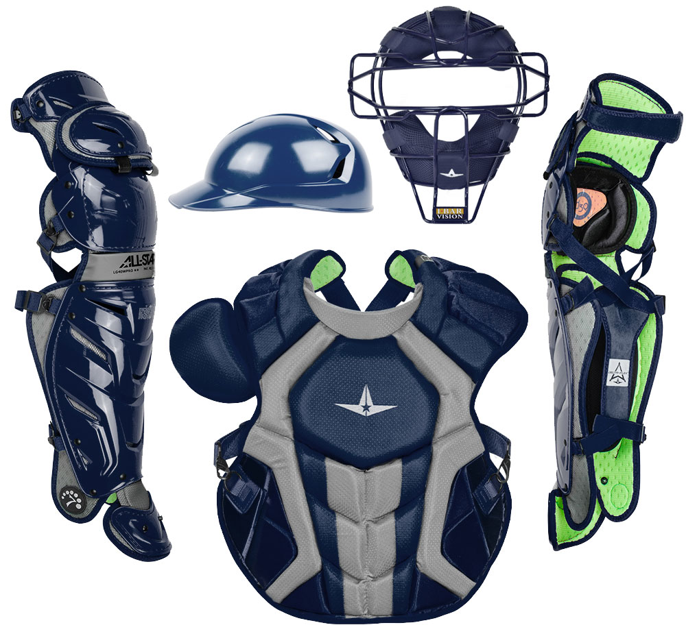 Sale! Buy AllStar S7 Axis Pro Adult Navy Catcher's Kit w/Traditional