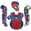 All-Star Youth S7 Axis Pro Navy/Scarlet Catcher's Gear CK912S7X