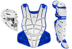 All-Star AFX Fastpitch Large White/Royal Catcher's Set CKW-AFX-WHRO-L