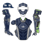 All-Star MVP-Pro Adult Navy/Graphite Catcher's Set w/ Traditional Mask CKCC5-TM-NA/GPH