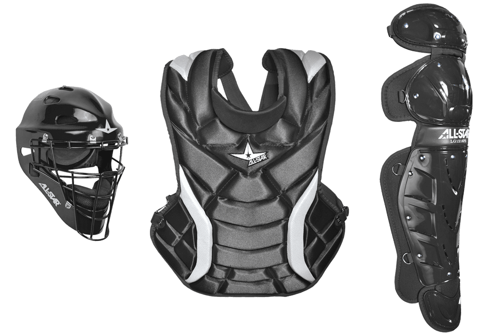 Sale! Buy AllStar Fastpitch Player Series Large Black Catcher's Kit