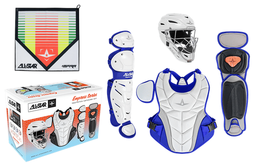All-Star Empress Fastpitch Small White/Royal Catcher's Set CKW-EMP