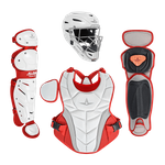 All-Star Empress Fastpitch Small White/Scarlet Catcher's Set CKW-EMP-SML-WHSC