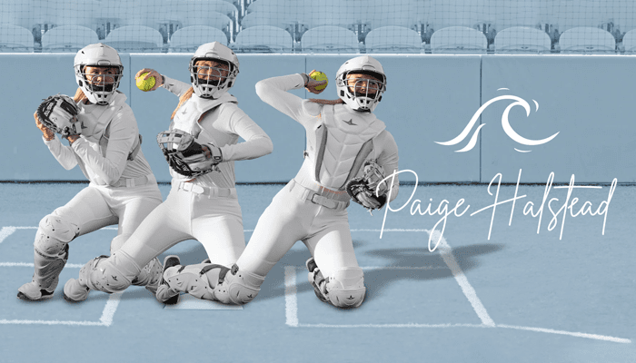 All-Star Paige Halstead PHX Large White Catcher's Set CKW-PHX-L-WH