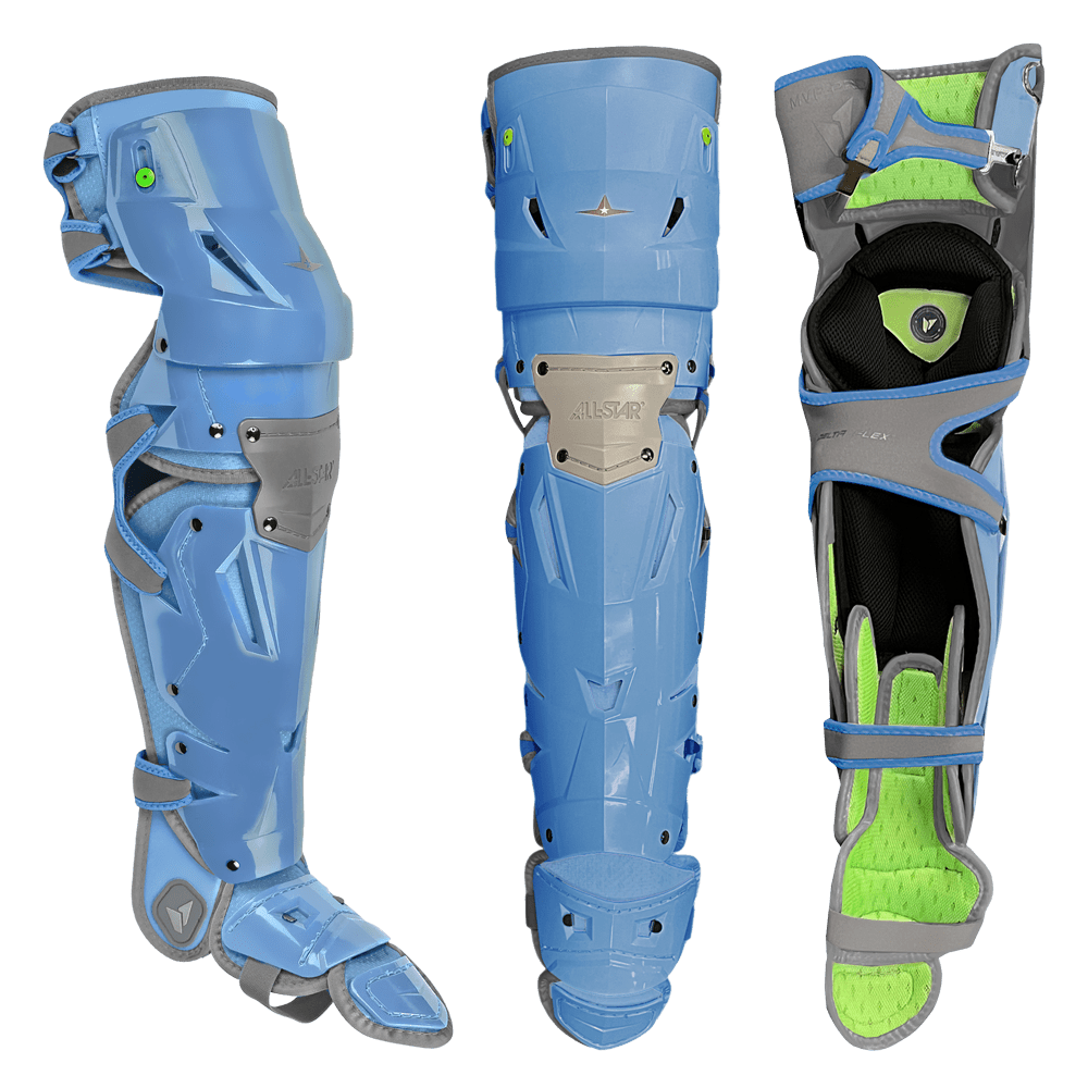 MVP Pro Catcher Leg Guards Detail