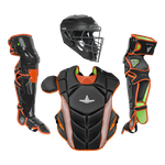 All-Star MVP Pro Adult Navy/Orange Catcher's Set CKCC-5-NA/OR