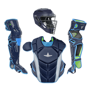 All-Star MVP Pro Adult Navy/Sky Blue Catcher's Set CKCC-5-NA/SB