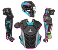 All-Star MVP Pro Short Fuse Intermediate Black/Teal Catcher's Set CKCC-5-BK/TE