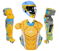 All-Star MVP Pro Short Fuse "Boston" Intermediate Gold/Sky Blue/Silver Catcher's Set CKCC-5-SF-GO/SB/SV