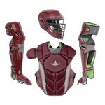 All-Star MVP Pro Intermediate Maroon/Graphite Catcher's Set CKCC-5-MA/GPH