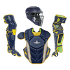 All-Star MVP Pro Intermediate Navy/Gold Catcher's Set CKCC-5-NA/GO