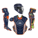 All-Star MVP Pro Intermediate Navy/Orange Catcher's Set CKCC-5-NA/OR