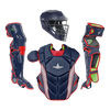 All-Star MVP Pro Intermediate Navy/Scarlet Catcher's Set CKCC-5-NA/SC