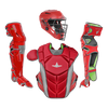 All-Star MVP Pro Intermediate Scarlet/Graphite Catcher's Set CKCC-5-SC/GPH