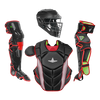 All-Star MVP-Pro Youth Black/Scarlet Catcher's Set CKCC-5-BK/SC