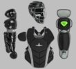 All-Star S7 Elite Intermediate Black/Graphite Catcher's Set CKCC-S7E-MED-BK/GPH