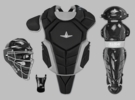 All-Star Top Star Intermediate Black Catcher's Kit CKCC-TS-1216-BK