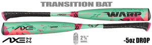 Axe Bat Warp 2-3/4" Big Barrel USSSA Bat L199P -5oz (2025)