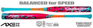 Axe Bat Dabacle Dual Stamp Balanced Slowpitch Bat w/Flared Handle USA/USSSA L193Q-FLR (2026)