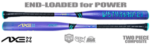 Axe Bat Disturbance End-Loaded Slowpitch Bat w/Flared Handle USA L155Q-E-FLR (2026)