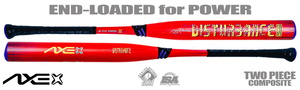 Axe Bat Disturbance End-Loaded Slowpitch Bat w/Flared Handle SSUSA L177QP-FLR (2026)