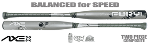 Axe Bat Fury Bravo Balanced Slowpitch Bat w/Flared Handle USSSA L154Q-FLR (2026)