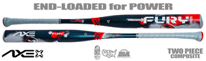 Axe Bat Fury Bravo End-Loaded Slowpitch Bat w/Flared Handle USSSA L154Q12-FLR (2026)