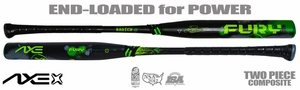 Axe Fury Bravo End-Loaded Slowpitch Bat w/Flared Handle USSSA L154QR-FLR (2026)