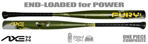 Axe Bat Fury Bravo End-Loaded Slowpitch Bat w/Flared Handle USSSA L209Q-E-FLR (2026)