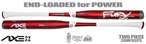 Axe Bat i57 Team Fury End-Loaded Slowpitch Bat w/Flared Handle USSSA L154Pi57-FLR (2025)