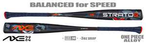 Axe Bat Strato 2 2-5/8" BBCOR Bat L137M-FLR -3oz (2024)