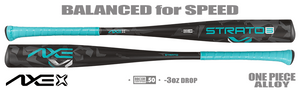 Axe Bat Strato 3 2-5/8" BBCOR Bat w/Flared Handle L137P-FLR -3oz (2025)