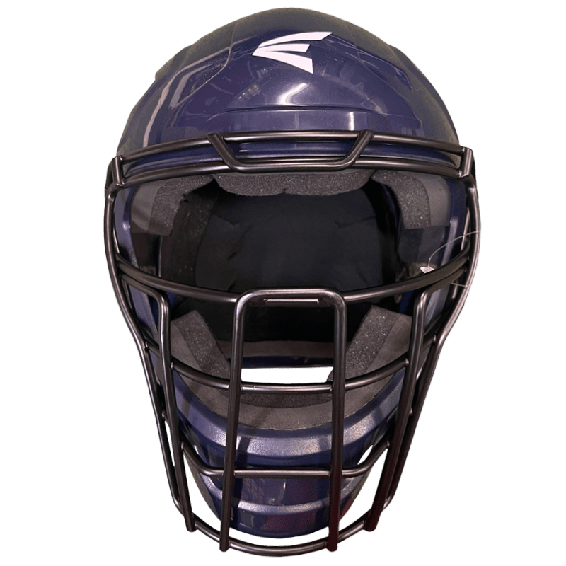 Black Magic Catcher Navy Helmet Front Detail