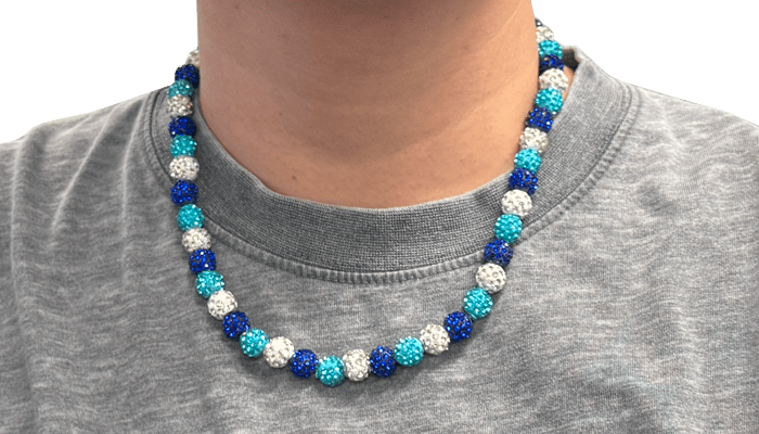 CloseoutBats 18" Baseball Bead Necklace
