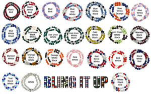 CloseoutBats 18" Baseball Bead Necklace