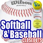 09 CLOSEOUTS: Softballs & Baseballs