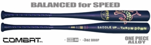 Combat MFG LE "Midnight Rodeo" 2-5/8" BBCOR Bat CBB6BAR3 -3oz (2026) Lightly Used w/Warranty