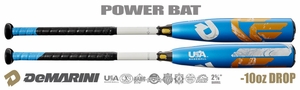 DeMarini CF 2-5/8" Youth USA Bat WTDXUFX21 -10oz (2021) Lightly Used w/Warranty