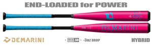 DeMarini The Goods "Pink Cotton Candy" 2-5/8" BBCOR Bat WTDCGIC25V -3oz (2025)