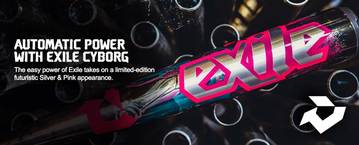 DeMarini LE Exile "Cyborg" 2-5/8" BBCOR Bat WBD2654010 -3oz (2026)