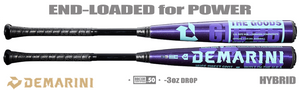 DeMarini LE The Goods "Royal Purple" 2-5/8" BBCOR Bat WBD2634010 -3oz (2026)