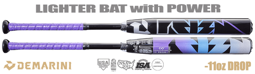 DeMarini Prism+ Fastpitch Bat WBD2636010 -11oz (2026)