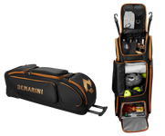 DeMarini Special Ops Front Line V2 Wheeled Black/Copper Bag WB5744101BC