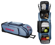 DeMarini Special Ops Front Line V2 Wheeled Element/Navy/Scarlet Bag WB5744102ENS