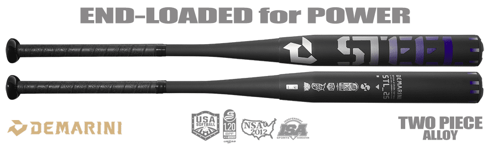 Batte De Softball DeMarini 2023 – 34" / 25.5 Oz – Slowpitch USSSA – Noire