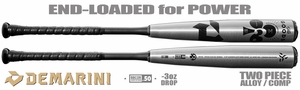 DeMarini The Goods 2-5/8" BBCOR Bat WTDXGIC22 -3oz (2023) Lightly Used w/Warranty